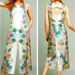 Cory Lynn Calter Floral Sleeveless Midi Romper